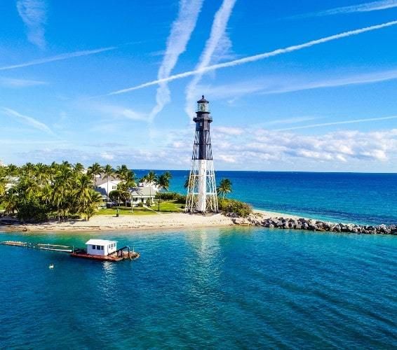 View of Lighthouse Point real estate