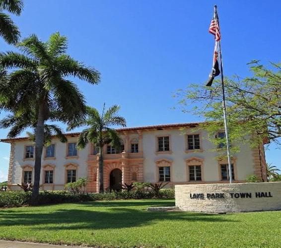 View of Lake Park Town Hall near Lake Park, FL real estate