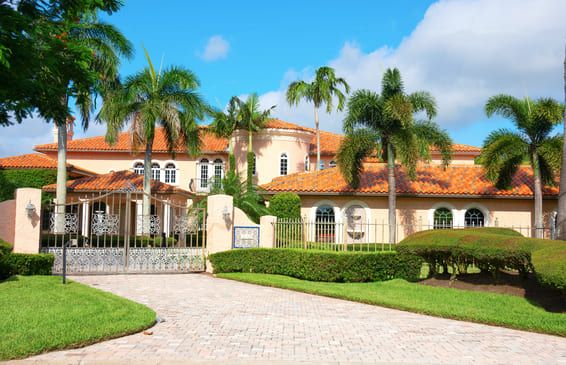 A Spanish inspired home in southern florida.